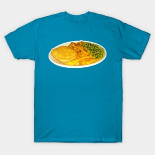 Upside Down Peas Chippy Meme T-Shirt